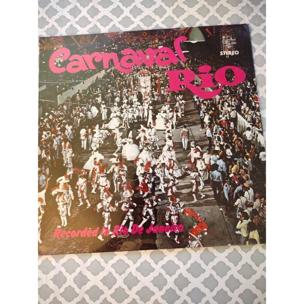 Carnival Rio Recorded In Rio De Janeiro Classic Vinyl Record LP 33 RPM Sealed